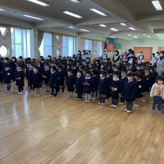 令和３年度　修了式