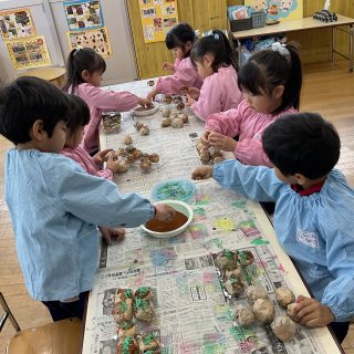 「お店やさんごっこ」準備⭐️幼稚園部