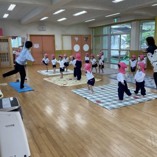 「キッズヨガ」年少組