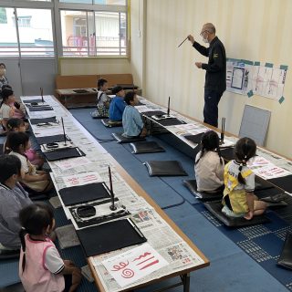 「習字教室」始まり⭐︎年長組